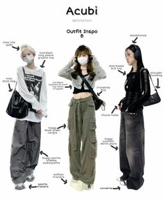 #outfits #tomboy #korean #2023 Acubi Clothes, Acubi Fits, Acubi Outfit, Collage Outfit, Moda China, Toenail Fungus, Grunge Goth