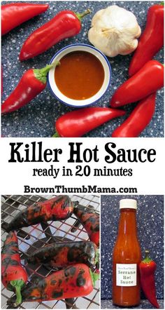 killer hot sauce is ready in 20 minutes