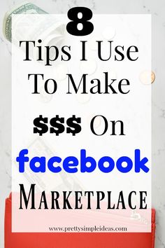 a red envelope with money and the words tips i use to make $ 5 on facebook marketplace