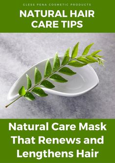 Natural Care Mask That Renews and Lengthens Hair. #haircare #hairtips #skincare #natulramask #renewhair Hair Lengthening, Dead Hair, Eco Friendly Beauty, Natural Hair Care Tips, Natural Care, Hair Growth Tips, Healthy Hair Growth, Aloe Vera Gel