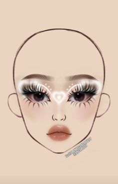 Makeup Outline, Avatar Makeup, Makeup Ojos, New Year's Makeup, Vampire Makeup