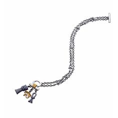 Azza Fahmy - Charm Bracelet ($590) ❤ liked on Polyvore featuring jewelry, bracelets, chain charm bracelet, polish jewelry, ankh jewelry, gold and silver jewelry and charm bracelet Chain Charm Bracelet, Bracelets Chain, Gold And Silver Jewelry, Superwholock, Polish Jewelry, Jewelry Gold, Gold And Silver, Diamond Necklace