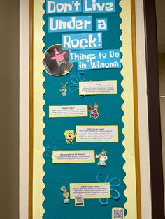 a bulletin board with instructions on how to do things in the windo area for kids