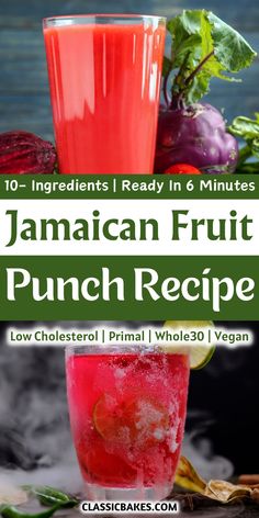 an image of jamaican fruit punch recipe