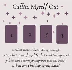 a card game with numbers and stars on the back, which is called callin - myself out