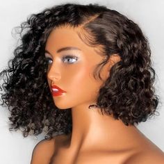 Deep Curly Bob Lace Front Wig Curly Bob Lace Front Wig, Lace Front Wig Deep Wave, Curly Bob Wigs, Virgin Hair Wigs, Short Human Hair Wigs, Bob Lace Front Wigs, Short Curly Bob, Brazilian Remy Hair, Remy Human Hair Wigs