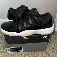 Worn Once. Comes With Box. Great Condition. Air Jordan 11 Retro Low, Jordan 11 Retro Low, Air Jordan 11 Retro, Jordan Black, Jordan 11 Retro, Air Jordan 11, Kids Jordans, Jordan 11, Jordan Shoes