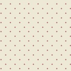 a beige background with small red flowers on it's sides and dots in the middle