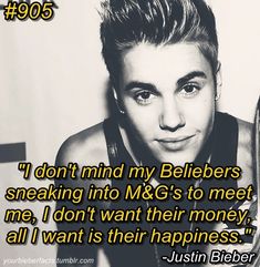 a black and white photo with a quote from justin bieberr