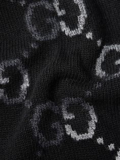 Gucci's sweater is jacquard-knitted with the brand's iconic 'GG' motif in a mix of tonal-grey threads to create a subtle shadowed effect. It's been made in Italy from wool-blend and is meant to layer comfortably over a collared shirt. Shop Gucci, Gucci Collection, Gucci Sweater, Gucci Outfits, Gucci Logo, Sweater For Men, Jacquard Knit, Collared Shirt, Wool Blend Sweater