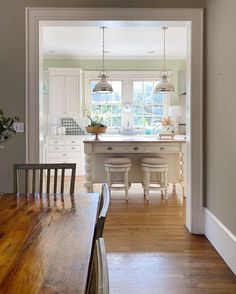 the kitchen is clean and ready for us to use in its new owner's home