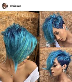 Short Hair Vivid Color Ideas, Short Punky Hair, Crazy Hair Colors For Short Hair, Short Crazy Hair, Shaved Side Hairstyles Short, Short Haircut And Color, Half Shaved Hair Short, Short Colorful Hair, Short Edgy Hair