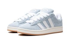 Campus 00s IH7509 Creased Shoes, Greece Shoes, Cute Blue Shoes, Adidas Shoes Women Blue, Good Shoes, Blue Adidas Campus, Blue Adidas Campus 00s, Light Blue Adidas, Blue Campus