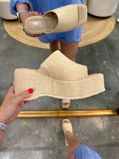 Level up. 👡 With a thick vamp, open toe, and towering platform, the Trighton Sandal will instantly make you vacation-ready. 🏖 Bonus: this slide is also a sneaky way to tell if your date lied about their height. 🤫 By Dirty Laundry Manmade Materials Throughout 3.5" Heel 2" Platform Sole Runs true to size Business Casual Flats, Bridal Business, Dirty Laundry, Romper Outfit, Shoe Gifts, Heels & Wedges, Casual Flats, Style Women, Clothing Boutique