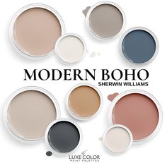 Free spirited Modern Boho paint colors. This whole house paint palette from Sherwin Williams features muted tones and bold pops of color paired together in perfect balance. This is a convenient *digital download* pdf that will assist you with quick and easy color selections for your home. Each color is specifically selected to pair and compliment one another thus saving you the time and stress This digital product includes: 3 PDF's: *Beautiful Co Cottagecore Paint Palette, Modern Boho Living Room Color Scheme, Forest Finds Benjamin Moore, Modern French Color Palette, Boho Dining Room Paint Colors, Anthropologie Paint Colors, Llama Wool Sherwin Williams, Boho Playroom Paint Colors, Brown Wall Color Bedroom