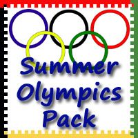 an olympic pack with the words summer olympics pack