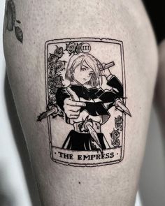 Tatuaje Studio Ghibli, Leg Sleeve Tattoos, Leg Tattoo Ideas, Dna Tattoo, Tarot Tattoo, Kugisaki Nobara, Manga Tattoo, Skeleton Hand Tattoo