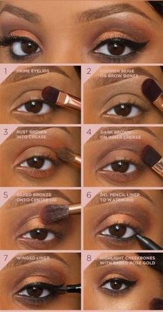 Rita Hayward, Dark Skin Makeup Tutorial, Makeup Lifestyle, Beginners Eye Makeup, Makeup 101, Simple Eye