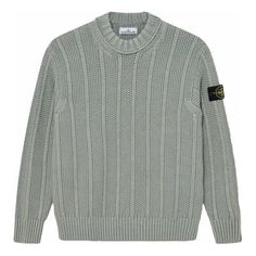 STONE ISLAND Pure Wool Sweater 'Sage' 7915568T1-V0055 Limited Edition Sneakers, Apparel Shop, Sports Sneakers, Stone Island, Wool Sweater, Wool Sweaters, Limited Edition, Pure Products, Lifestyle