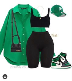 Shorts Set Outfits Black Women, Esthetics Outfit Women, Baddie College Outfits Summer, Lavender And Cream Outfits, Women's Fashion Black Women, Summer Romper Outfit Black Women, Spring Urban Outfits Women, Trendy Items 2023, Spring Outfits 2024 Trends Women 30