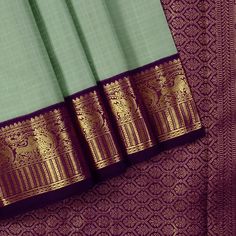 Korvai Contrast Kanjivaram Silk Sarees Archives - Kanjivaram Silk Sarees in Chennai Marriage Saree, Saree Combination, Marriage Outfit, Kanchivaram Silk Saree, Indian Bride Poses, Saree Kanchipuram, Saree Ideas