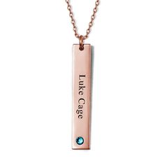 This necklace is a combination of carving and birthstone,you can add a birthstone of your choice. It adds an additional little "something special" to an already fabulous engraved necklace! You can get unique gifts.Chain Type: O-chainMaterial: Copper Engraved Rectangular Jewelry For Birthday Gift, Rectangular Engraved Jewelry For Birthday Gift, Engraved Jewelry For Birthday With May Birthstone, Engraved Birthstone Necklace For May, Engraved May Birthstone Necklace As A Gift, Engraved Jewelry For Personalized Gift In May, Engraved Rectangular Jewelry For Birthday, Engraved May Birthstone Necklace Gift, May Birthstone Engraved Necklace Gift