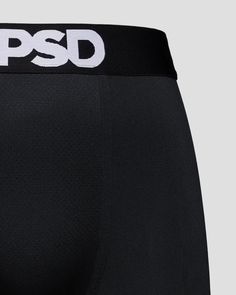 It all started with the signature PSD 7" brief. The 7" inseam and breathable sealed Micro Mesh pouch offers tailored support for maximum comfort. With four-way stretch and durable flatlock stitching, your briefs will stay in place and moving with you no matter what you get into. | PSD Men's Solids Underwear in Black, Size Medium Black Breathable Boxer Briefs, Supportive Breathable Black Bottoms, Compressive Multi-pack Bottoms For Sports, Supportive Compression Bottoms With Breathable Fabric, Black Stretch Nylon Boxer Briefs, Supportive Black Breathable Bottoms, Supportive Compression Bottoms With Breathability, Functional Solid Color Bottoms In Multi-pack, Functional Solid Color Bottoms Multi-pack