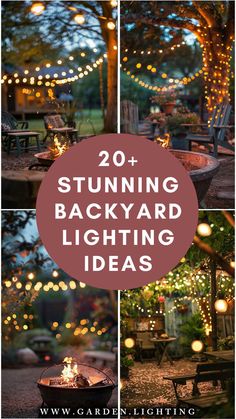 backyard lighting ideas that are easy to do and great for any outdoor space in the house