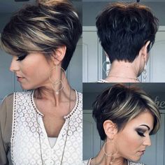 Short Haircuts With Bangs, Pixie Bob Hairstyles, Short Pixie Haircuts, Short Hairstyle, Short Hair Styles Easy