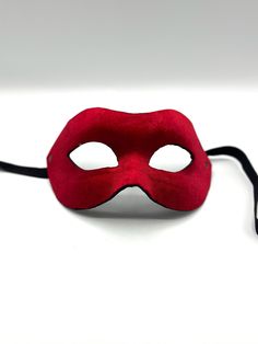 This masquerade mask for woman is a  luxury mask . The mask is made of paper mache and decorated with red velvet. This mask is the perfect mask as your gala mask , bal masque mask, costumed party mask. Also is the mask a very special halloween mask. Handmade Red Masks And Prosthetics For Masquerade, Novelty Red Mask Costume Accessory, Red Mascurade Mask, Artistic Red Mask For Costume, Artistic Red Masquerade Mask, Red Masquerade Mask, Luxury Mask, Mens Masquerade Mask, Masquerade Ball Mask