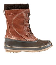 #LLBean: Women's L.L.Bean Snow Boots with Tumbled Leather Ll Bean Boots, Warm Snow Boots, Bean Boots, Women Boots, Ll Bean, L L Bean, How To Style, Tumbling, Snow Boots