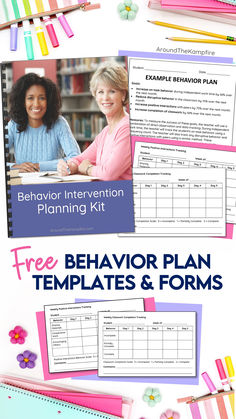 Free behavior intervention plan forms and tracking documents for teachers. Preschool Behavior Plan, Behavior Plan For Defiant Students, Behavior Plans For Students Individual, Kindergarten Behavior, Behavior Management Plan, Preschool Behavior, Teaching Rules, Behavior Intervention Plan