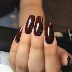 Nails Coffin Dark, Nails Shapes, Nails Shape, Nails Dark, Acrylic Nail Shapes, Super Nails, Ballerina Nails, Ideas Nails, Colorful Nail Designs