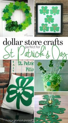 dollar store crafts for st patrick's day