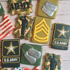 Army Retirement Cookies Decorated, Army Promotion, Promotion Cake, Promotion Ceremony, Army Guys