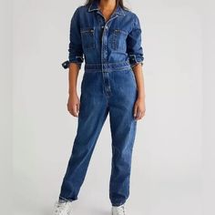 Brand New W/ Tags Lee Vintage Modern Union-Alls Color: Blue Denim Size: Small I Bought This But Have Never Worn It. I Have So Many Jumpsuits I Just Never Had A Need For It. It’s Super Cute And Perfect For Winter. Brand New, Never Worn, With Tags. Coveralls Workwear, Denim Coverall, Free People Jumpsuit, Overalls Fashion, Coverall Jumpsuit, Pacific City, Womens Jumpsuits, Suit Jumpsuit, Lee Denim