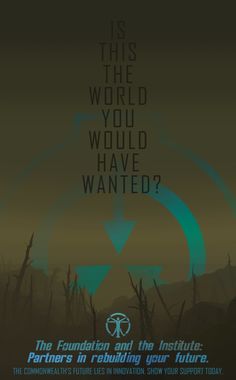 a poster with the words, is this the world you would have wanted?