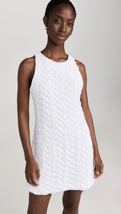 Atelier 17.56 Galilea Dress | Shopbop Textured Summer Dresses, Textured Summer Dress, Fitted Textured Summer Dress, Fitted Textured Party Dress, Fitted Textured Fabric Party Dress, Spring Fitted Textured Dresses, Spring Textured Fitted Dress, Self Portrait Clothing, Self Portrait Dress