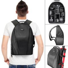 Vivitar Camera Backpack Bag For Dslr And Lens - Padded Case For Canon Nikon Sony Best Camera Backpack, Dslr Quotes, Dslr Photography Tips, Digital Camera Accessories, Camera Backpack, Nikon Dslr, Lens Camera, Dslr Photography, Photography Accessories