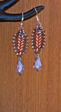 Beadwork Jewelry for Women by Lindy Lee Treasures Beaded Dangle Earrings For Jewelry Making, Beadwork Jewelry, Bead Earring, Aqua Beads, Bead Work Jewelry, Drop Beads, Etsy Art, Fabulous Jewelry, Beaded Dangle Earrings