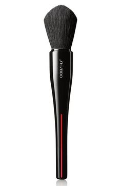 What it is: A brush with a uniquely tapered round shape that adapts to the contours of the face and is perfect for applying blush, bronzer, highlighter and setting powder.What it does: Its carefully balanced blend of crimped and straight synthetic fibers replicate the texture of natural brush hairs. Handcrafted in Japan, this ergonomic tool features a revolutionary hidden core of densely packed, sturdy fibers surrounded by softer bristles for optimal blending and a streak-free finish. How to use Applying Blush, Branded Makeup, Tata Harper Skincare, Shiseido Makeup, Powder Lipstick, How To Apply Blush, Hairstyling Products, Makeup Product, Rollerball Perfume