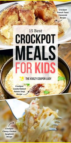 crockpot meals for kids that are easy to make