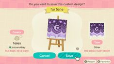 a screen shot of the game's art room, which includes an easel and other items