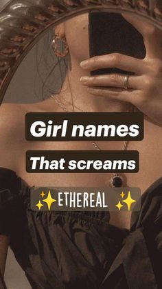 girl names that screams on her phone