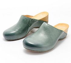 Classic comfort elevated. Designed in chic nubuck leather, these open-back clogs combine a sleek silhouette with contoured support (and the modest heel gives you just the right amount of lift). From Dansko. Leather Clogs, Nubuck Leather, Open Back, Clogs, Fashion Shoes, Oxford, Loafers, Sleek, Heels