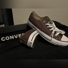 Nib Never Worn/Never Tried On Converse Chuck Taylor Low Top Canvas Unisex Shoe Men’s 5 Women’s 7 Eternal Earth These Are In Pristine Condition In Original Box. I Accidentally Ordered Two Pair Of These For A Christmas Gift And By The Time I Wrapped Presents It Was Too Late To Return It, So I Just Wanna Get Some Of My Money Back. Please See All Of The Images As They Are Part Of The Listing. I Do My Best To Describe Each Item Based On My Knowledge. As I Am Human, I Will Make Some Mistakes. All Item Brown Converse Canvas Shoes With Round Toe, Pink Hightop Converse, Low Top Brown Converse, Converse White High, Converse Leather Low-top Sneakers, Converse All Star Move, Brown Mid-top Converse Sneakers, Chuck Taylor Lugged, Black Converse Low