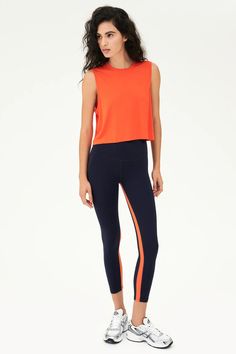 Claudia Rigor Bra - Fire | SPLITS59 Orange Athleisure Sports Bra With Stretch, Orange Stretch Athleisure Sports Bra, Orange Athleisure Stretch Sports Bra, Orange Stretch Activewear For Workout, Orange Fitted Activewear For Gym, Orange Breathable Activewear For Yoga, Orange Compression Activewear For Yoga, Fitted Orange Activewear For Workout, Orange Compressive Activewear For Gym