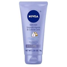 Intensively moisturizes and gently melts into skin, leaving hands soft and smooth, right down to the fingertips. Smooth hands and cuticles. Fast absorption. Hands feel softer after just 1 use. Nivea, Hand Cream, Macadamia Oil & Lotus Flower, 2.6 oz (74 g) Paris Library, Hand Cream For Dry Hands, Smooth Hands, Nivea Cream, Moisturizing Hand Cream, Cuticle Softener, Hand Moisturizer, Lip Balm Gift, Cuticle Care