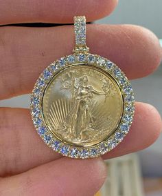 Gold Coins For Sale, Gold Coin Jewelry, Gold Coin Pendant, Yellow Frame, Gold Coin Necklace, Necklace Mens, Gold Eagle, Photo Pendant, Medallion Necklace