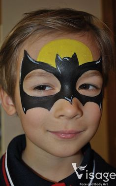 Halloween Makeup For Kids, Bat Mask, Doll Face Paint